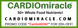 The most advanced heart-healthy nitric oxide booster in the world, with 50+ whole food nutrients. CardioMiracle.com [use promo code 